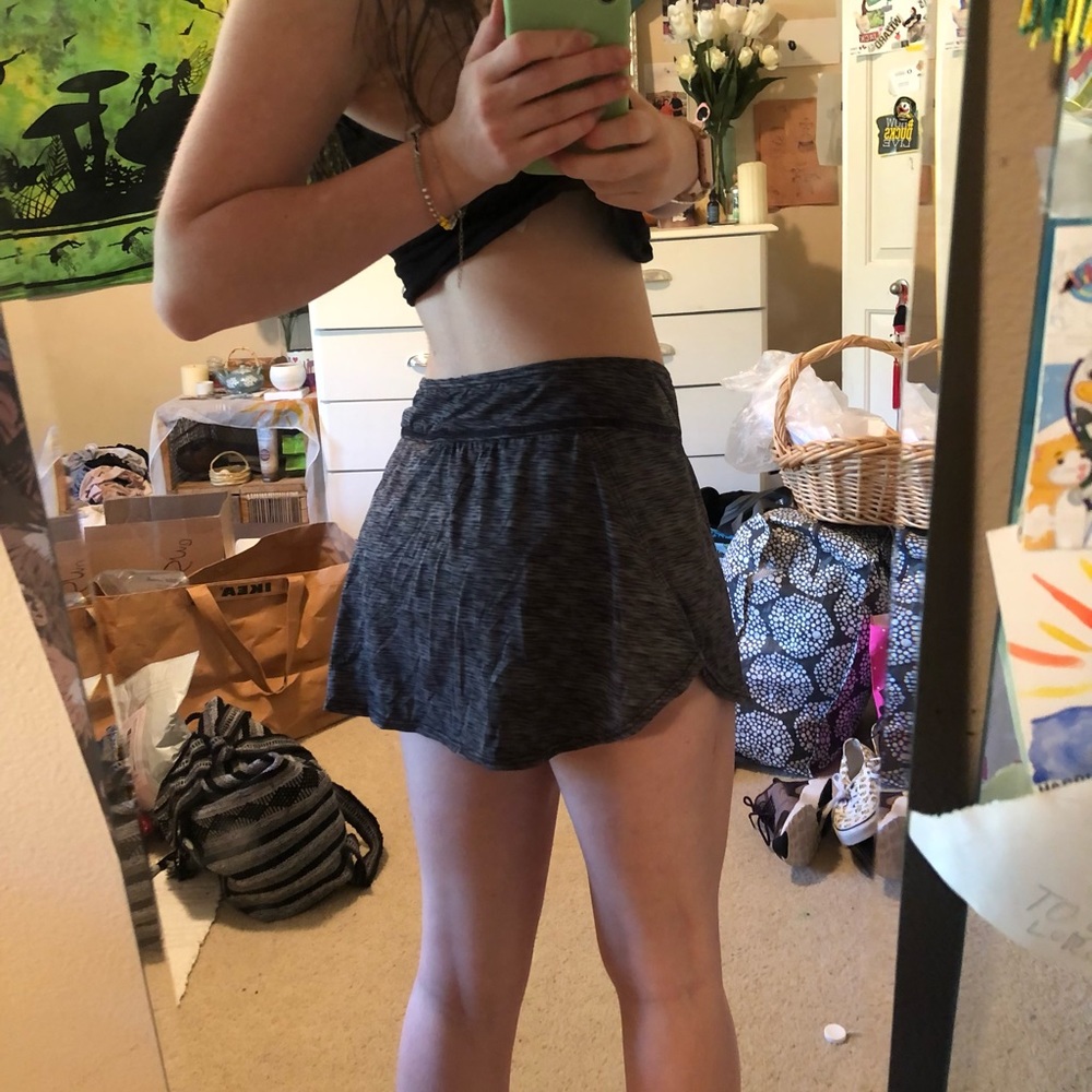 Grey tennis skirt